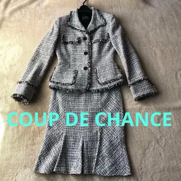 [ COUP DE CHANCE ] 쿠 드 샹스 트위드 셋업*38 36