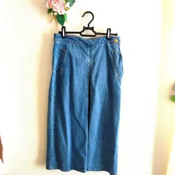 [ Lee ] 라이트 블루 데님 롱 스커트 / 에드윈 기획