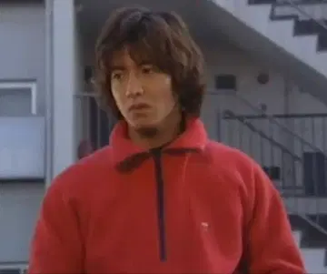 기무라 타쿠야 착용 애플 x 파타고니아 플리스