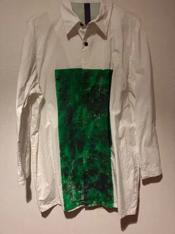 SHINYAKOZUKA 페인트 가공 셔츠