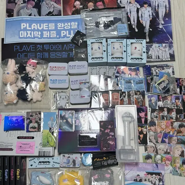 플레이브 굿즈 일괄 판매(노아 구 응원봉파츠)