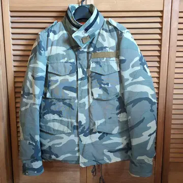 BEAMS 빔즈 다운 자켓 카모플라주 코트 아우터 나일론 노스