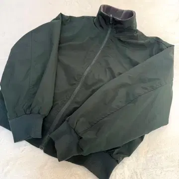 BONBON 리버서블 플리스 자켓 B3032 L 사이즈 그린