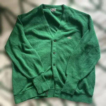 [빈티지품] 라코스테 가디건 그린