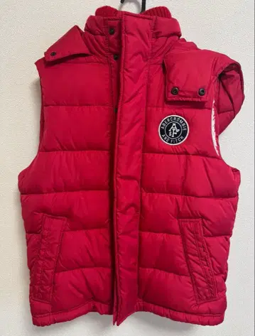Abercrombie & Fitch 후드 부착 다운 베스트