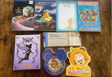 디즈니 캐릭터 메모장 세트
