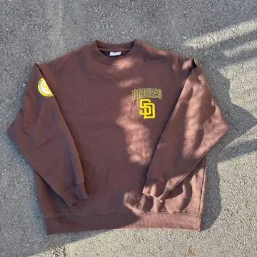 파드레스 로고 브라운 맨투맨