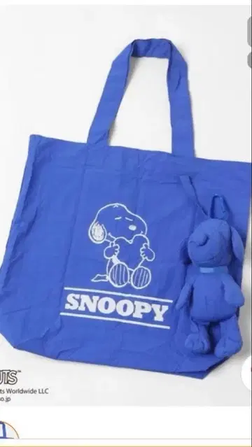로리즈팜 스누피 에코백