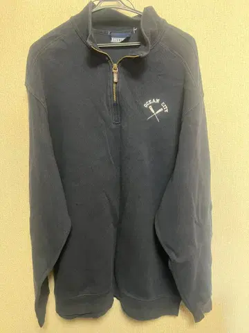 BREEZIN'UP 지퍼 트레이닝복 네이비