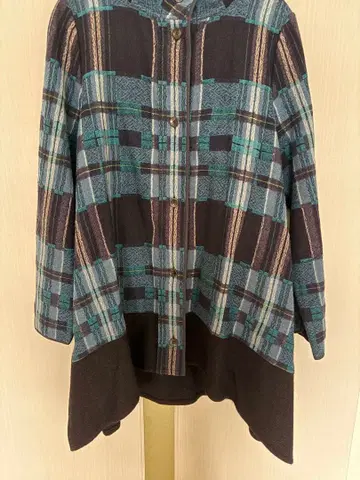 KEIKO KISHI (케이코 키시) 일본제 울 혼방 튜닉 자켓