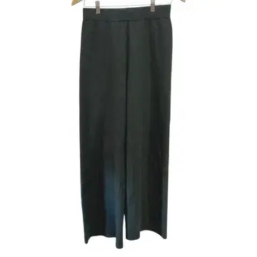 FREAK'S STORE 니트 와이드 팬츠 모스그린 허리밴딩 ( M )