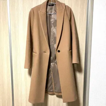 NOUQUE 베이지 체스터 코트 사이즈 38