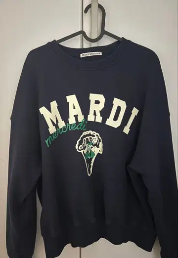 MARDI 로고 크루넥 맨투맨