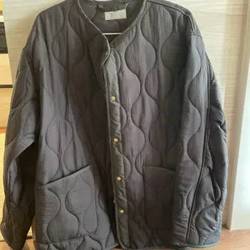 블랙 퀼팅 자켓