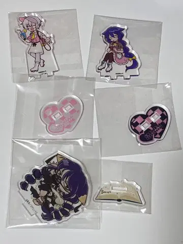 가치코이 점착수 아크릴 스탠드 미츠키 & 사요 세트 애니메이트 카페