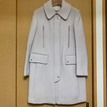 JILLSTUART 라이트 그레이 코트 M