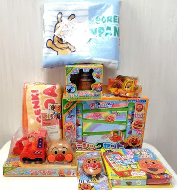 호빵맨 굿즈 묶음 판매 스마트폰 및 완구