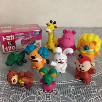 타베코 동물 드림 토미카와 피규어 9개 세트