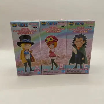 원피스 월드 컬렉터블 피규어 카마밧카 왕국 3종 세트