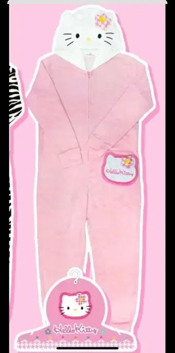 산리오 헬로키티 인형옷 파자마 룸웨어 카오하나 핑크