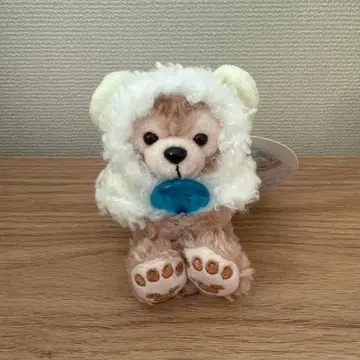 화이트 윈터타임 원더스 더피 봉제 인형 참