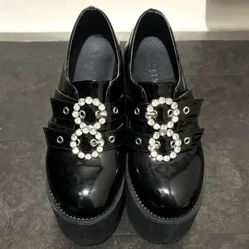 BUBBLES 비쥬 통굽 로퍼 사이즈 36 새상품급 y2k 한국 코디