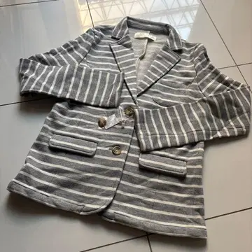 미사용 새상품) LADY LUCK LUCA 스트라이프 블레이저