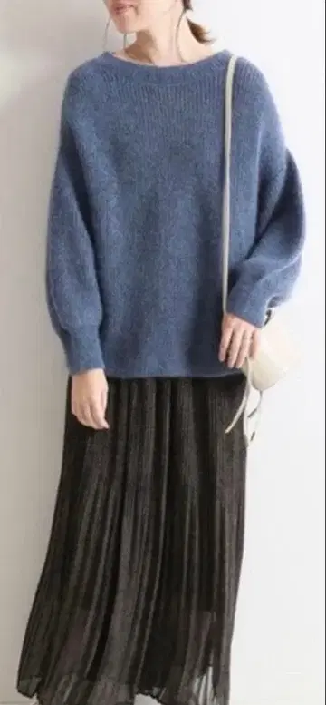 S LOBE IENA 퍼프 슬리브 니트 스웨터