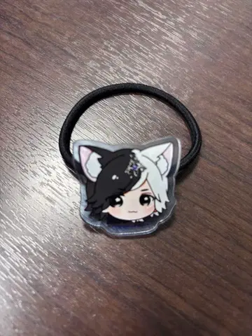 하라주쿠 페스티벌 마네키네코 리얼피스 카쵸 오카오 머리끈 미사용