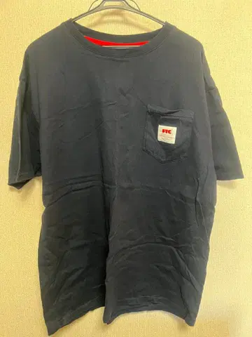 FTC 네이비 포켓 부착 T셔츠