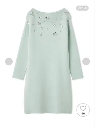 CELFORD 페달 비쥬 니트 원피스