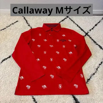 캘러웨이 빨간색 피케 셔츠 M 사이즈