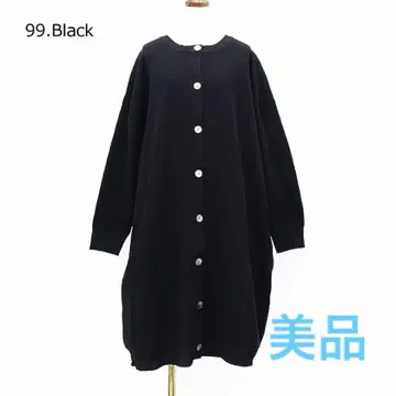 mizuiroind 가디건 크루넥 롱 코쿤 완판템