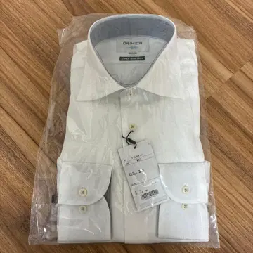 [ 미사용 새상품 ] 오리히카 슈퍼 논아이론 셔츠 M 사이즈 화이트 무지