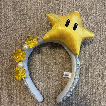 USJ 별 모양 머리띠 스타 마리오