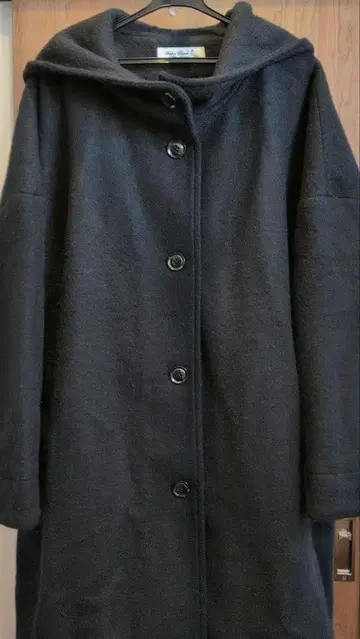 울 혼방 소재 롱 코트 LL 사이즈