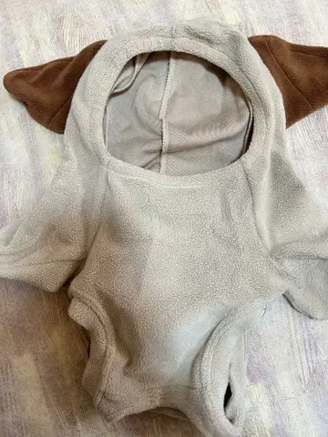 LOVOT용 강아지 귀 플리스 인형옷