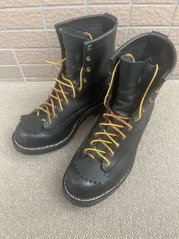 제레미 6th 안도제화 제레미 젤 로거 부츠 NERO