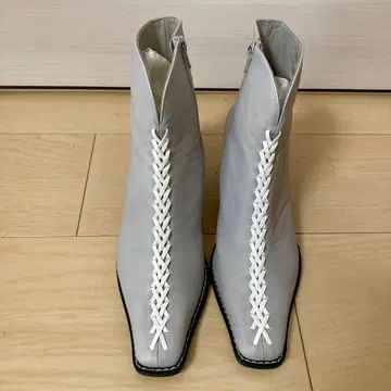 마메쿠로구치 숏부츠 천연 가죽 mame kurogouchi 22.5