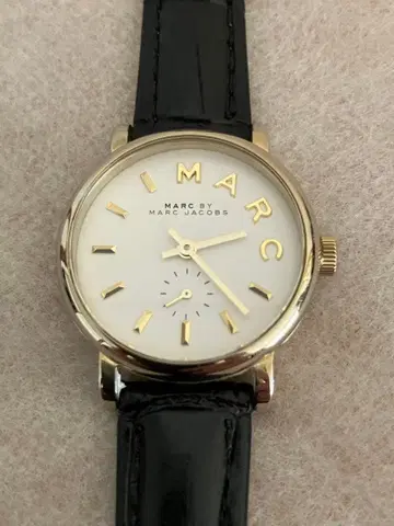 가격 인하 작동 마크 제이콥스 화이트 다이얼 여성용 QZ 손목시계