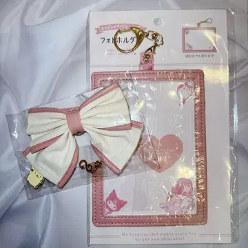 덕질 엔조이 아이돌 사진 홀더 산리오 핑크