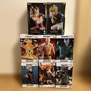 그란디스타 JUMP 코믹 피규어 8체 세트