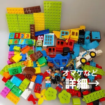 레고 듀플로 132개 묶음, 덤으로 호빵맨 블록 라보