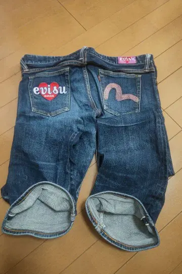 [ 초레어 ] evisu donna 스트레이트 데님 청바지