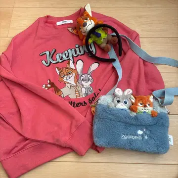 주토피아 트레이닝복 백 머리띠