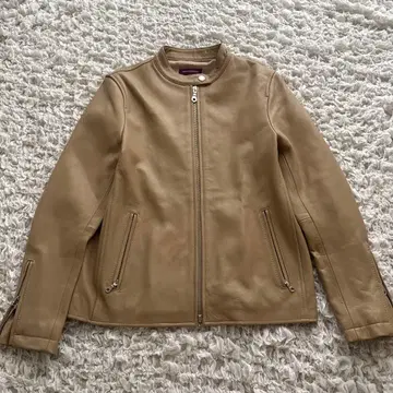 URBAN RESEARCH 베이지 가죽 자켓