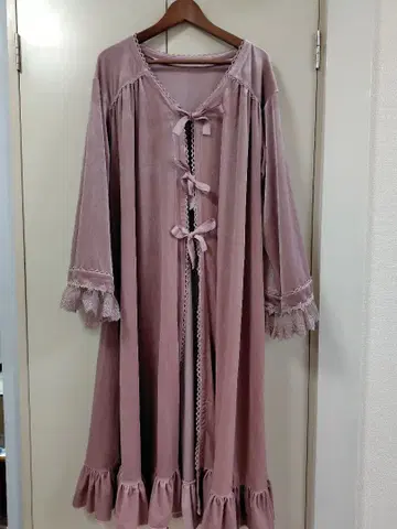 쿠라로리 쿠루미 마담 녹턴 가운 핑크 LL 사이즈