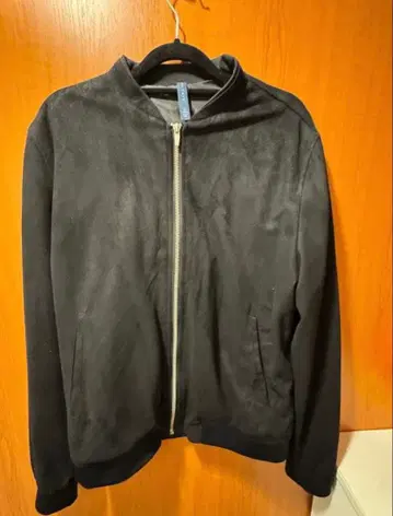 ZARA ma1 블랙 스웨이드 집업 자켓 L 사이즈