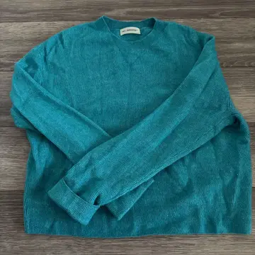INED 터콰이즈 니트 스웨터 사이즈 9