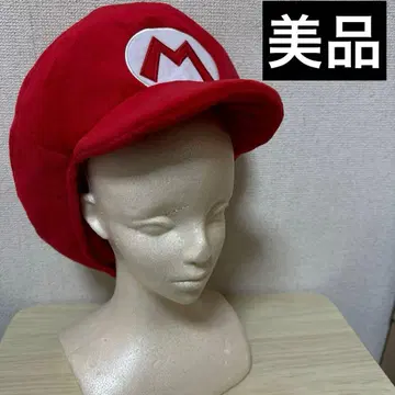 새상품급 USJ 유니버셜 슈퍼 마리오 모자 빨간색 레드